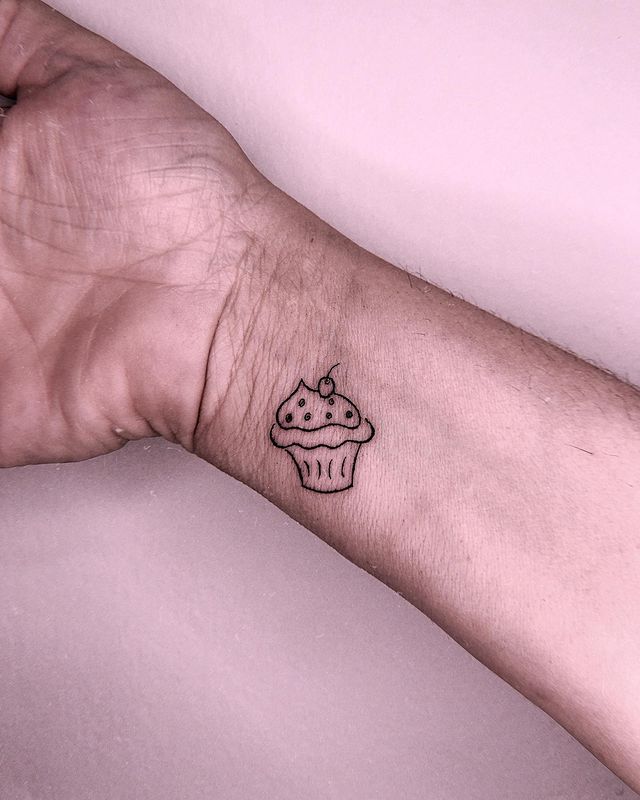tatouages cupcake