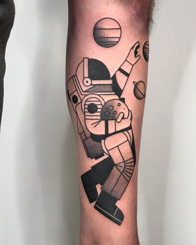 Signification tatouage d'astronaute